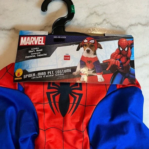 Marvel Spider-Man Pet Costume - Red and Blue - Picture 5 of 5